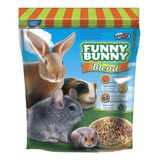 Ração Funny Bunny Blend Coelhos Pequenos Roedores 500g Supra