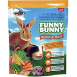 Ração Funny Bunny Delícias Da Horta P Roedores Hamster 500g