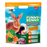 Ração Funny Bunny Delicias Da Horta Para Roedores 1 8kg