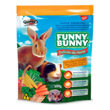 Ração Funny Bunny Delicias Da Horta Para Roedores 500g