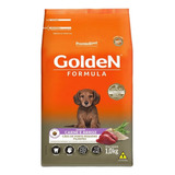 Ração Golden Fórmula Mini Bits Cães Filhotes Carne E Arroz 1kg