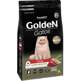 Ração Golden Gatos Adultos Carne 3kg Pet Hobby