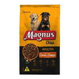 Ração Magnus Chips Cães Adultos Porte Médio E Grande 15kg 