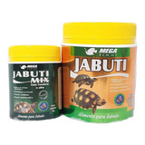 Ração Mega Food Jabuti 200g Com Alho Jabuti Mix 70g Larva