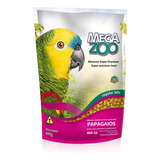Ração Megazoo Extrusada Papagaios Regular 600g g