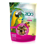 Ração Megazoo Mix Para Papagaio Tropical 700g Super Premium