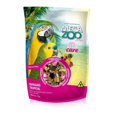 Ração Megazoo Mix Para Papagaio Tropical 700g Super Premium