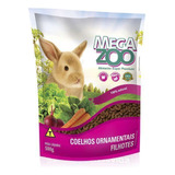 Ração Megazoo Para Coelhos Ornamentais Filhotes 500g Full