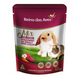 Ração Mix Para Roedores Mini Coelhos Porquinho Da Índia 500g
