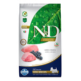 Ração N d Prime Cães Adulto Pequeno Cordeiro Blueberry 2 5kg