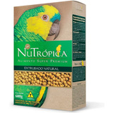 Ração Nutrópica Natural Para Papagaios 600 G