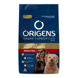 Ração P/ Cães Adulto Labrador Golden Retriever 15kg Origens