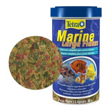 Ração P  Peixes Marinho Tetra Marine Large Flakes 80g