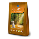 Ração Para Cães Adultos Ecopet Frango E Carne 15kg Farmina
