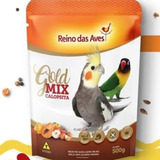 Ração Para Calopsita Gold Mix   500g Reino Das Aves
