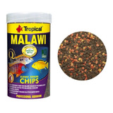 Ração Para Ciclídeos Herbívoros Tropical Malawi Chips 130g