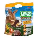 Ração Para Coelho E Roedores Funny Bunny Supra 1 8kg
