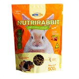 Ração Para Coelhos Roedores Sem Conservante Nutrirabbit 500g