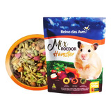 Ração Para Roedor Hamster Mix 500g Reino Das Aves