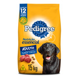 Ração Pedigree Nutrição Essencial Carne Para Cães Adultos 15kg