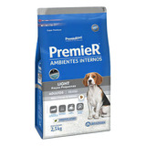 Ração Premier Amb Internos Light Cães Adultos Salmão frango 2 5kg