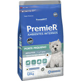 Raçao Premier Ambientes Internos Cães Adultos Porte Pequeno Frango E Salmão 1 Kg