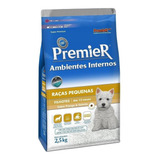 Ração Premier Cão Filhote Raças Peq Ambientes Internos 2 5kg