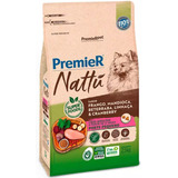 Ração Premier Nattu Cães Adulto Raças Pequena Mandioca 2 5kg