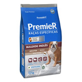 Ração Premier Raças Específicas Bulldog Inglês Adulto 12kg