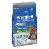 Ração Premier Raças Específicas Yorkshire Cão Adulto 2,5 Kg