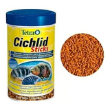 Ração Tetra Cichlid Sticks 75g Para Peixe Ciclídeo Ciclídio
