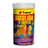 Ração Tropical Discus Gran D 50 Plus Baby Para Peixes 52g