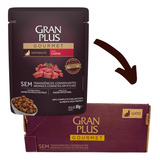 Ração Úmida Gato Adulto Carne 85gr Cx18 Unidades Gran Plus