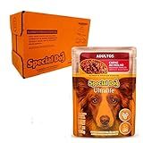 Ração Úmida Special Dog Ultralife Para Cães Adultos Sabor Carne Ao Molho 100g   Pack Com 12 Unidades