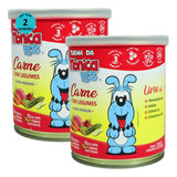 Ração Úmida Turma Da Mônica Carne Legumes 280g Cães Kit 2 Un