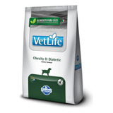 Ração Vet Life Natural Obesity Diabetic Cães Adultos