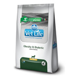 Ração Vet Life Natural Obesity E Diabetic Cães Mini 10 1kg