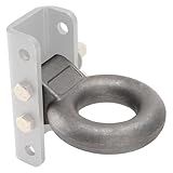 Racewill Anel Lunette De Engate Pintle ID 7 6 Cm Peso Nominal De Reboque 10 886 Kg Aço Forjado Resistente Suporte De Canal Extra Necessário