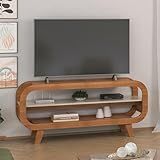 Rack 1 33 Mt Para TV Até 60 Com Estrutura Usinada MDF 15mm THEO Cor Cinamomo Off White Artely