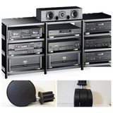 Rack Airon Ht 150 Cor Black 8 Rodízios R7 5