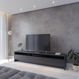 Rack Aspen 184 Cm   Preto Fosco