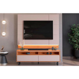 Rack Bancada C Painel P Tv Até 65 Polegadas Antares Led E