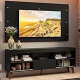 Rack Com Painel Para Tv Até 65 Polegadas Com Pés Texas Madesa