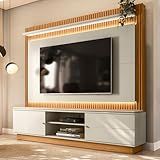 Rack Com Painel Para TV Até 75 Polegadas 2 Portas 215cm Led Flex Guararapes Linea Brasil