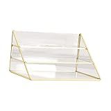 Rack De Exibição De Joias Com Armação De Metal- Rack De Organizador De Cosméticos- Suporte De Exibição De Para Varejo- Pulseira- Relógi- Três Níveis