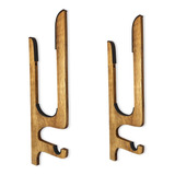 Rack De Madeira Stand Up Paddle Tipo Quadro Com Apoio De R