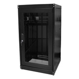 Rack De Piso 20u X 570mm Para Cabeamento De Rede Cftv Preto