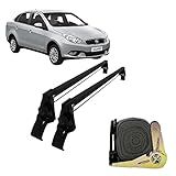 Rack De Teto Bagageiro Fiat Grand Siena 2012 A 2019 E 1 Cinta Com Catraca
