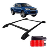 Rack De Teto Bagageiro Preto Toyota Hilux 2008 2009 2010