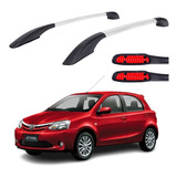 Rack De Teto Longarina Decorativa Etios Prata